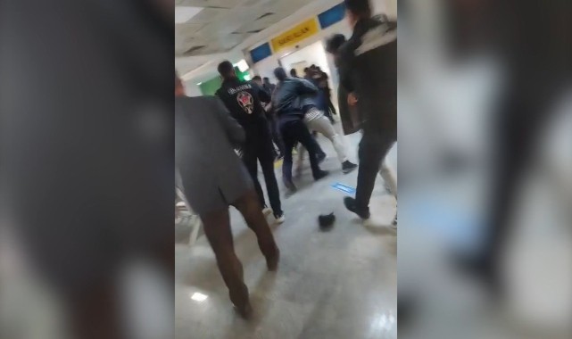 Şanlıurfa’da acil serviste husumet kavgası kamerada