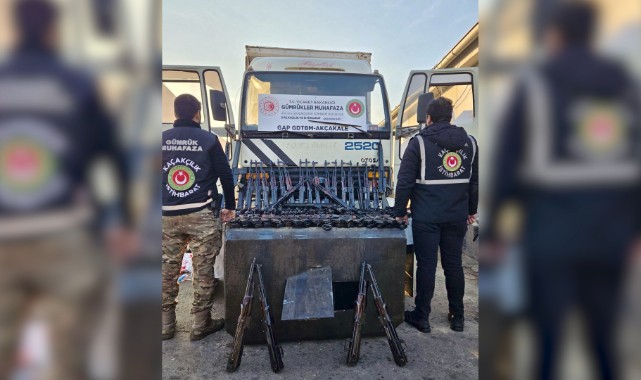 Suriye’den gelen silahlar Şanlıurfa’da yakalandı