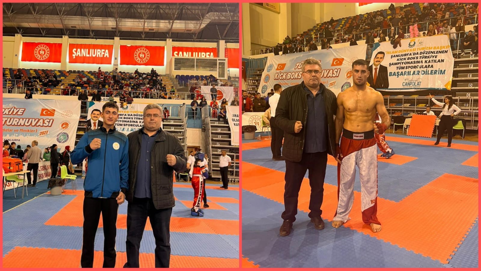 Haliliye Belediyespor’dan kick boksta 2 şampiyonluk;