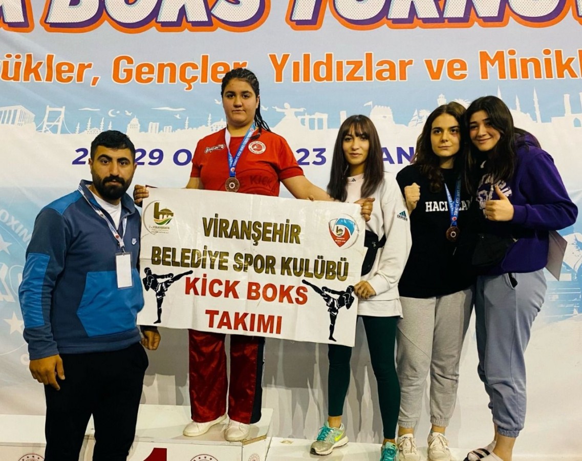 Viranşehir Belediyesporlu Davan Türkiye 3'üncüsü oldu;