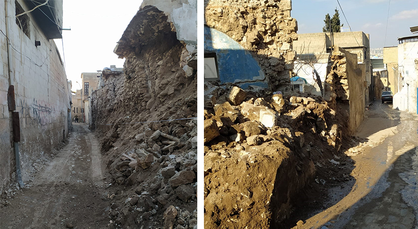 Urfa’da depremde hasar gören tarihi sokaklar onarılıyor