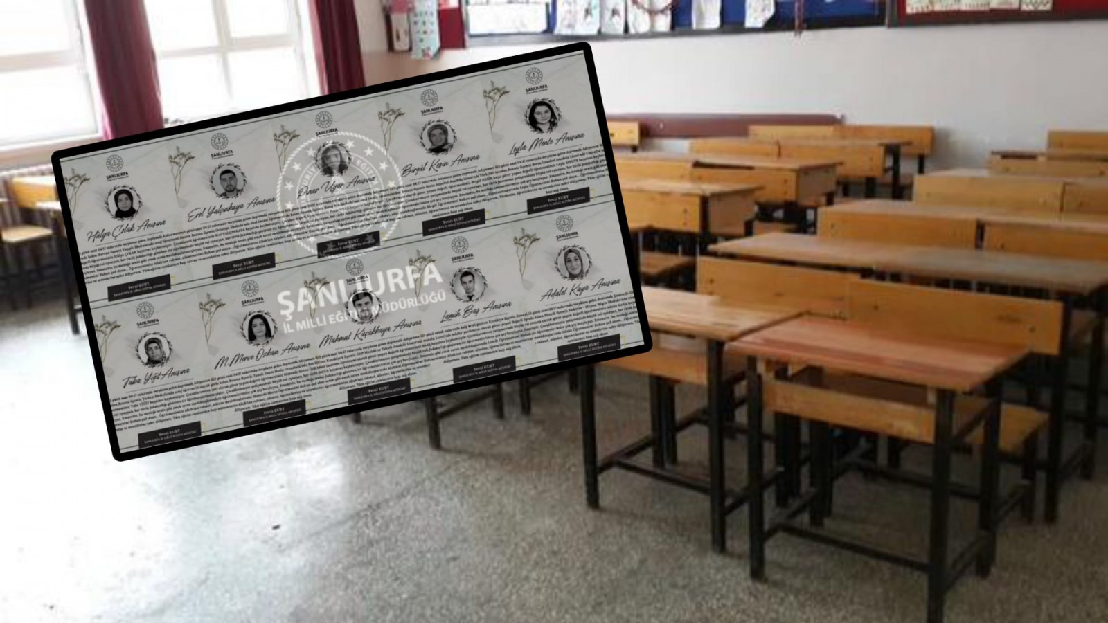 Urfa’da eğitimde depremde vefat eden 13 öğretmenin üzüntüsü yaşanıyor