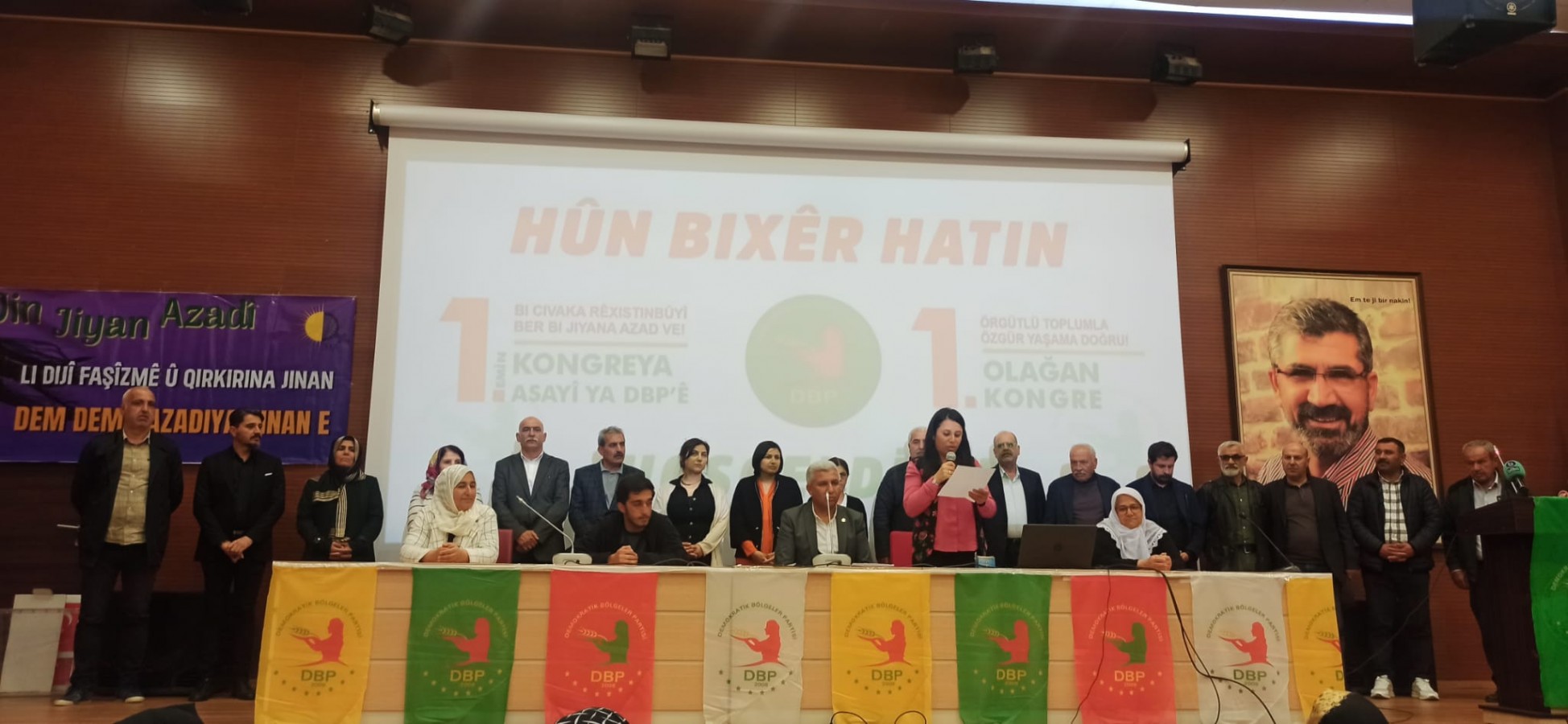 DBP Urfa il örgütü olağan kongresinde yeni eş başkanlarını belirledi