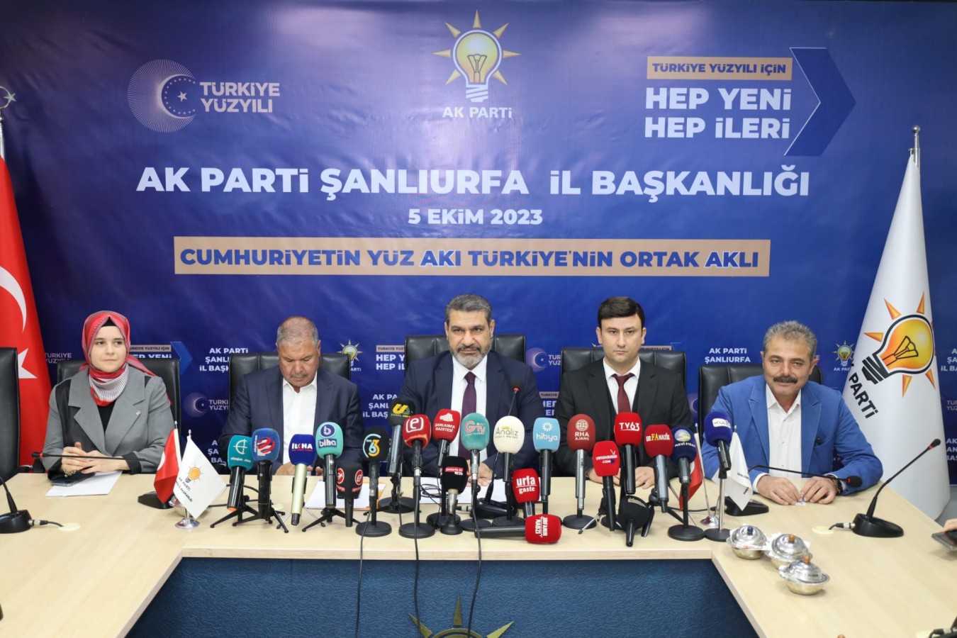AK Parti Urfa’dan Olağanüstü Büyük Kongre öncesi basın açıklaması;