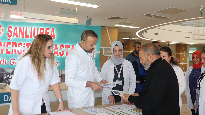 Harran Üniversitesi Hastanesinde diyabet hastalığına dikkat çekildi;