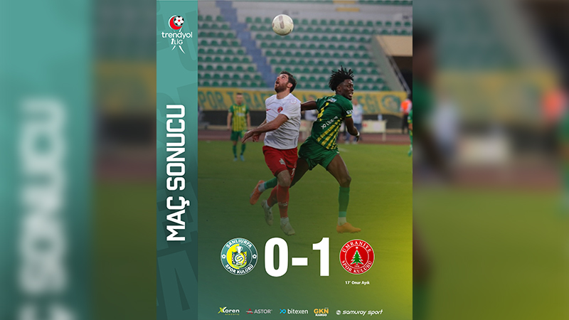 Şanlıurfaspor kendi evinde mağlup;