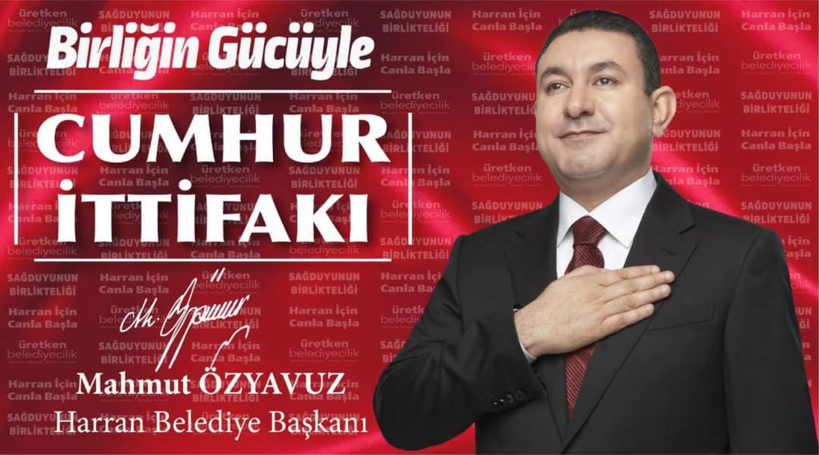 Harran'da Cumhur İttifakının adayı Mahmut Özyavuz oldu;