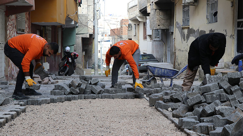 Haliliye’de konforlu yollar hizmete sunuluyor