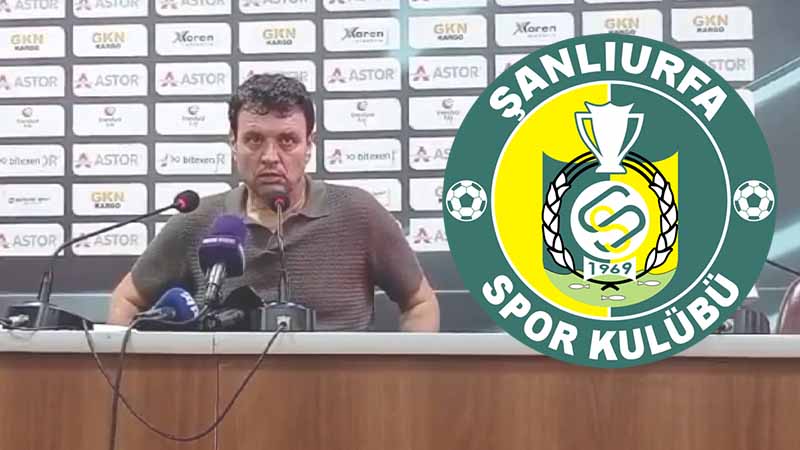 Şanlıurfaspor teknik direktöründen maç sonu önemli açıklamalar;