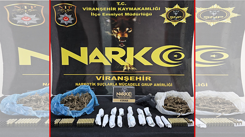 Viranşehir’de uyuşturucu operasyonu!;