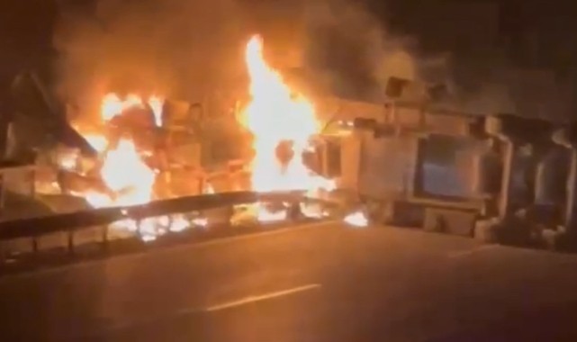 Şanlıurfa’da yanan tankerde sürücü öldü