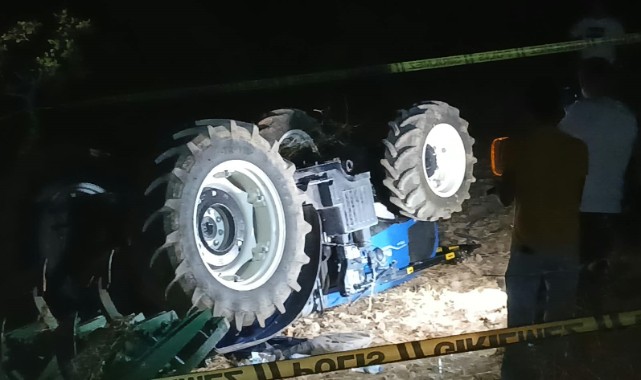 Şanlıurfa’da bahçesini süren çiftçi traktörün altında kaldı