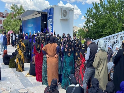 Şanlıurfa’da sosyal yardım kuyruğu