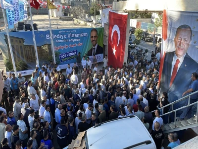 Cezaevinin Yerine Yapılacak Okul ve Hizmet Binası İçin Miting Havasında Tören